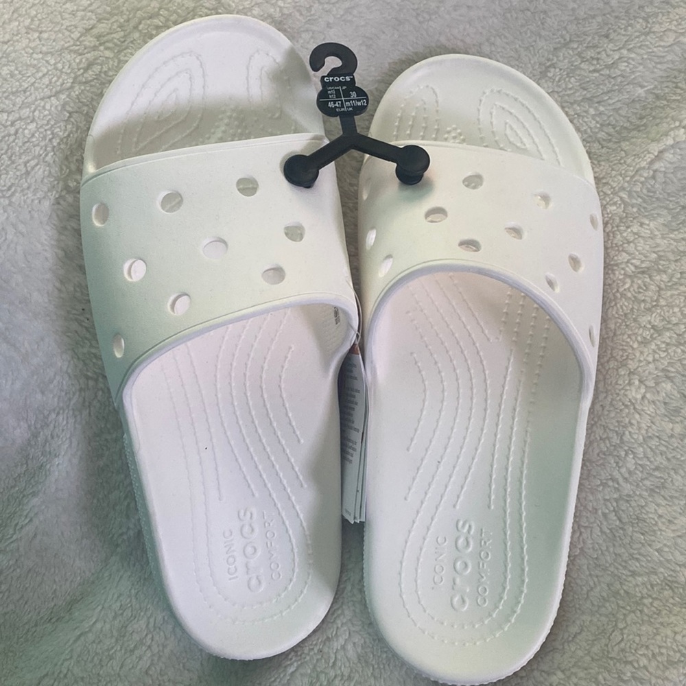 🐊🆕CROCS Classic Slide Sandals Size 12 Men's